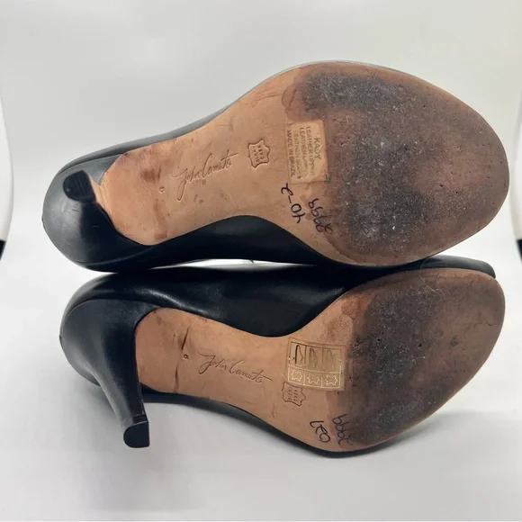 VC JOHN CAMUTO studded peep toe HEELS - Picture 4 of 8